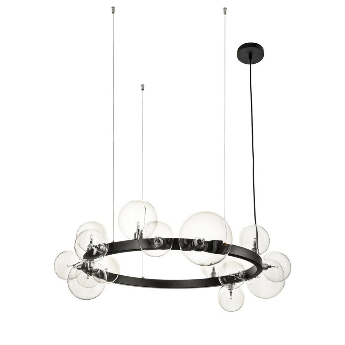 Подвесной светильник Delight Collection Art Deco Bubble 8828P/S black/clear