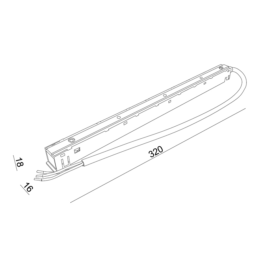 Блок питания Ledron CH-48-150W white 00000017238