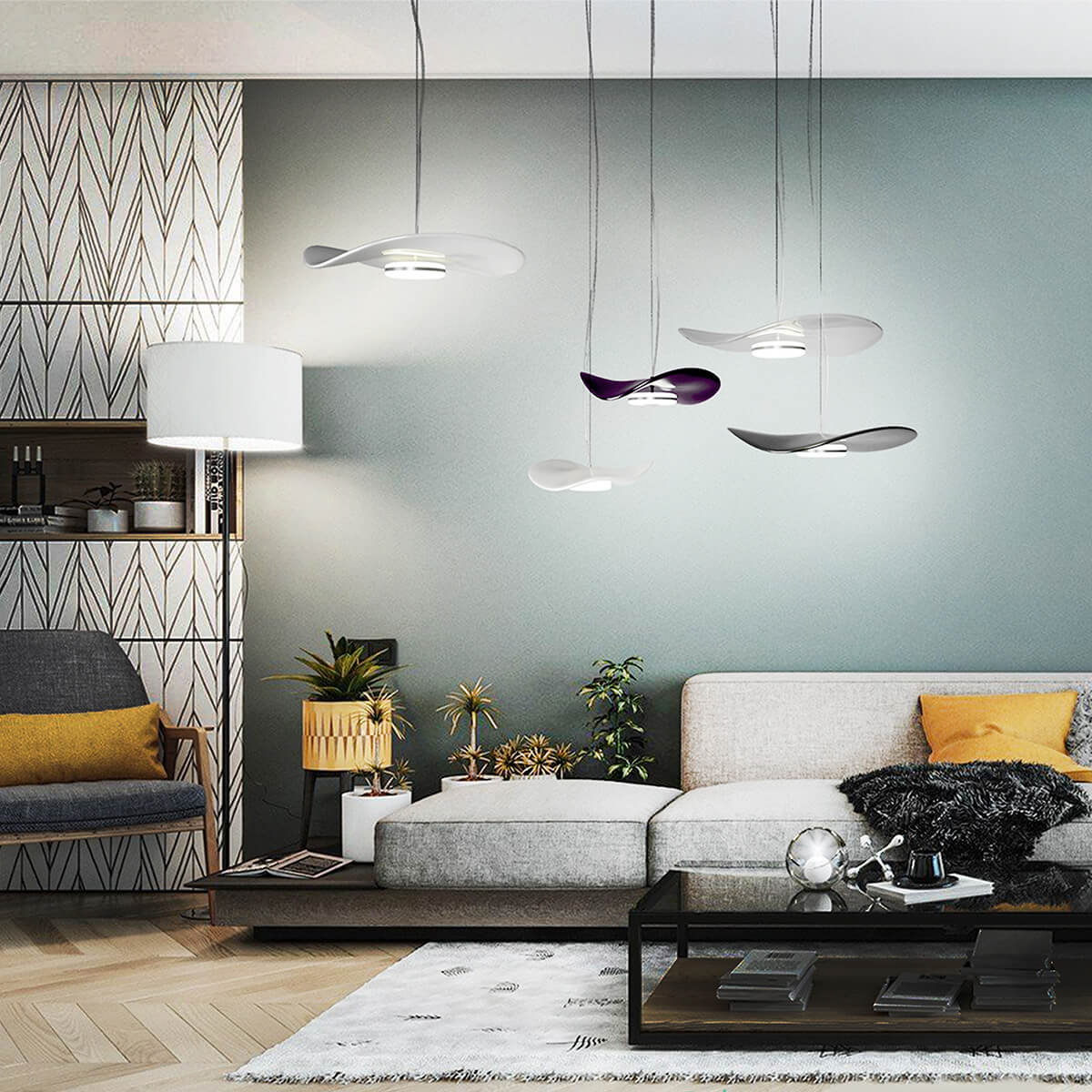 Подвесной светильник Odeon Light FLUENT 4857/13L