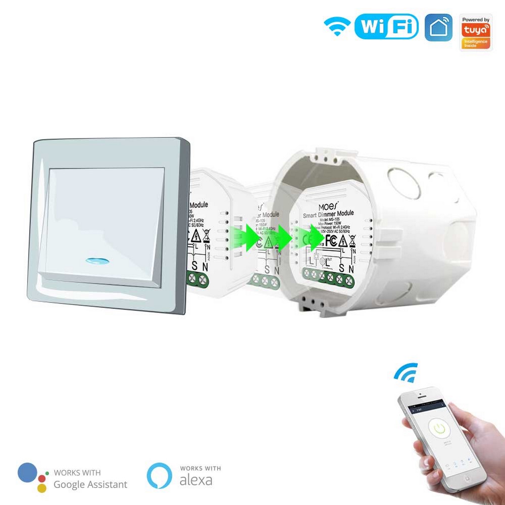Диммер для одной зоны Aployt Magnetic track 220 Wi-fi APL.0195.01.01/MS-105