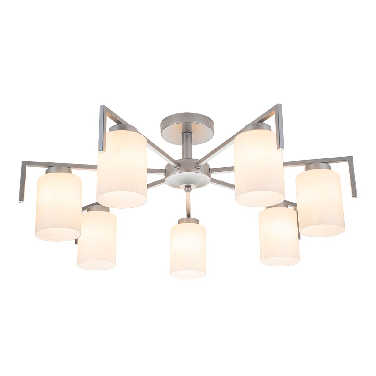 Люстра на штанге Escada Style 1142/7P Silver УЦ