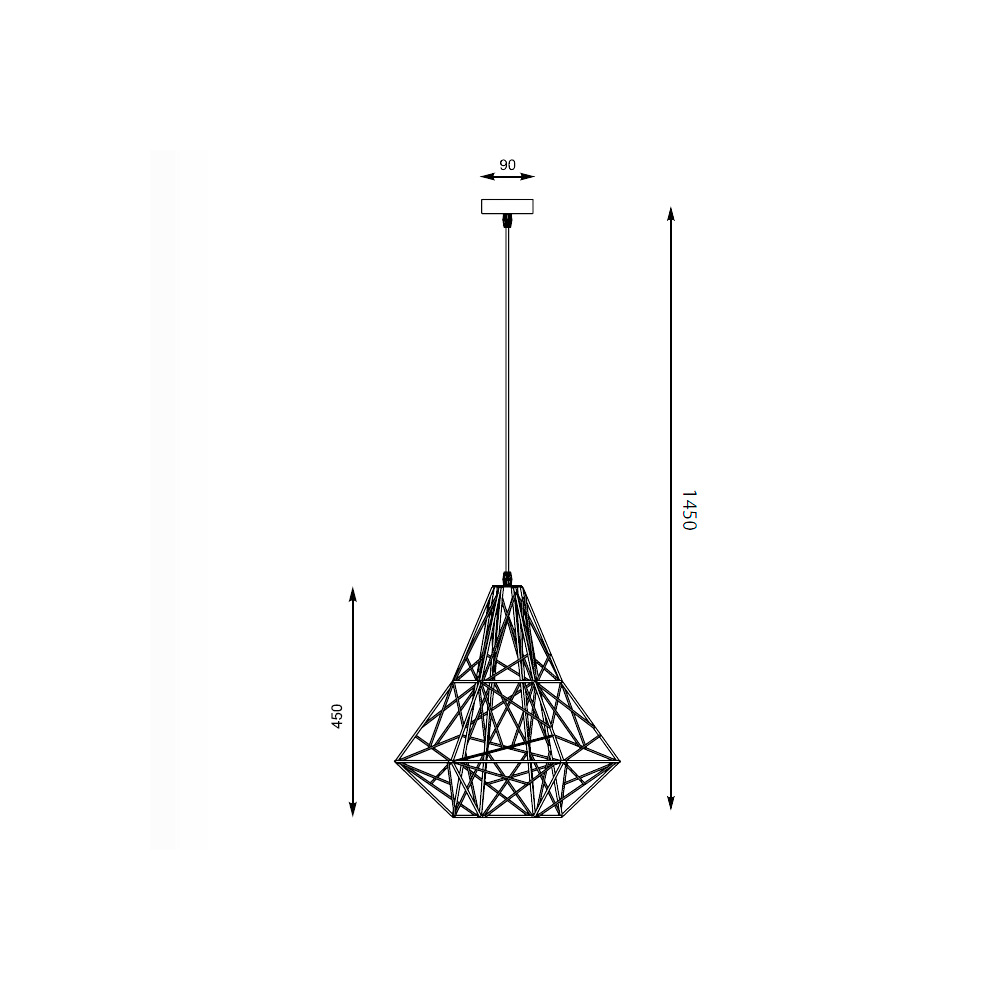 Подвесная люстра Zumaline SKELETON HP1335-WH