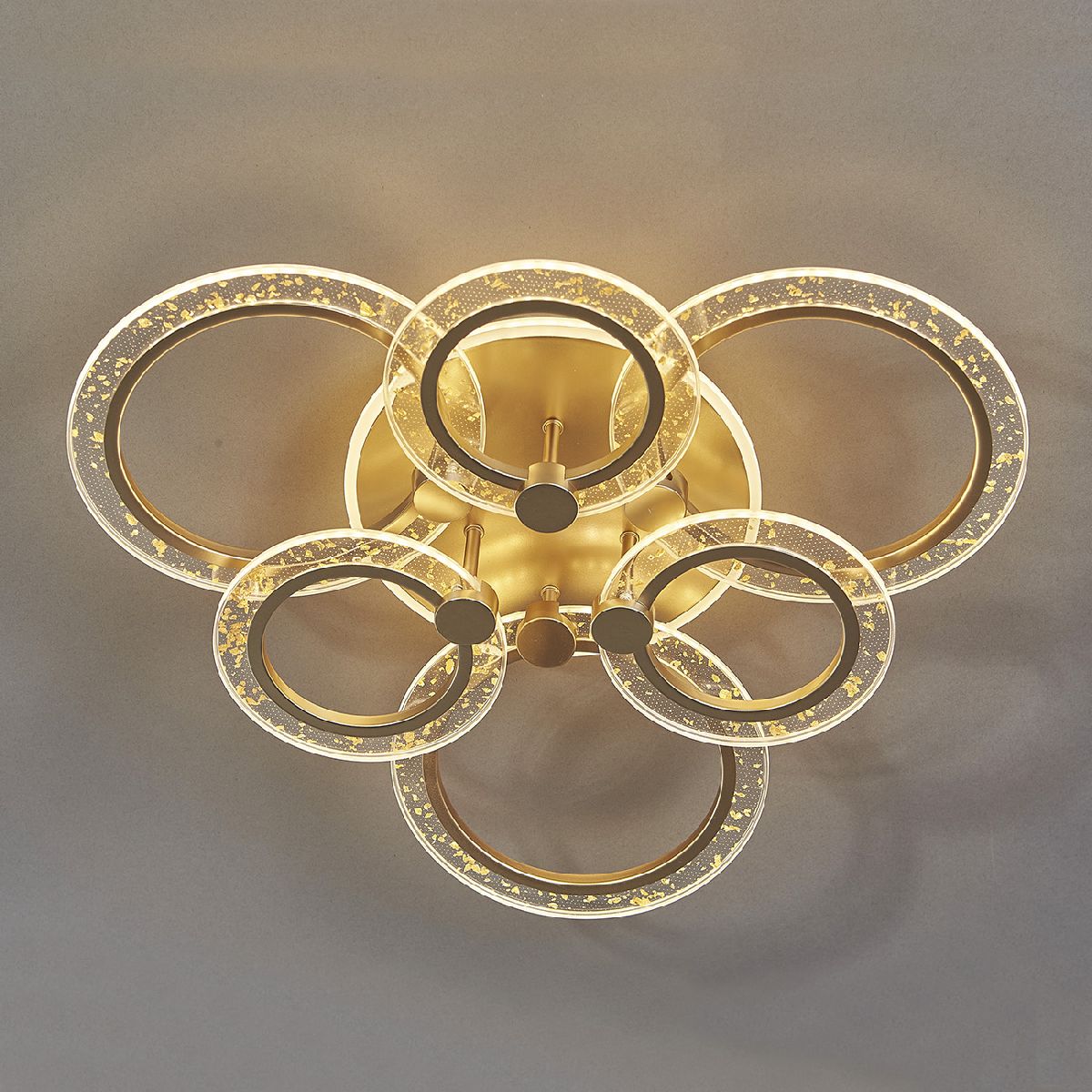 Потолочная светодиодная люстра Escada Enigma 10225/6LED Gold УЦ