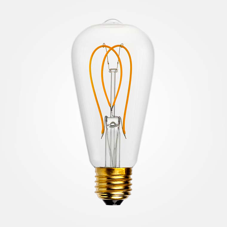 Лампа светодиодная филаментная Sun Lumen E27 5W прозрачная 056-922