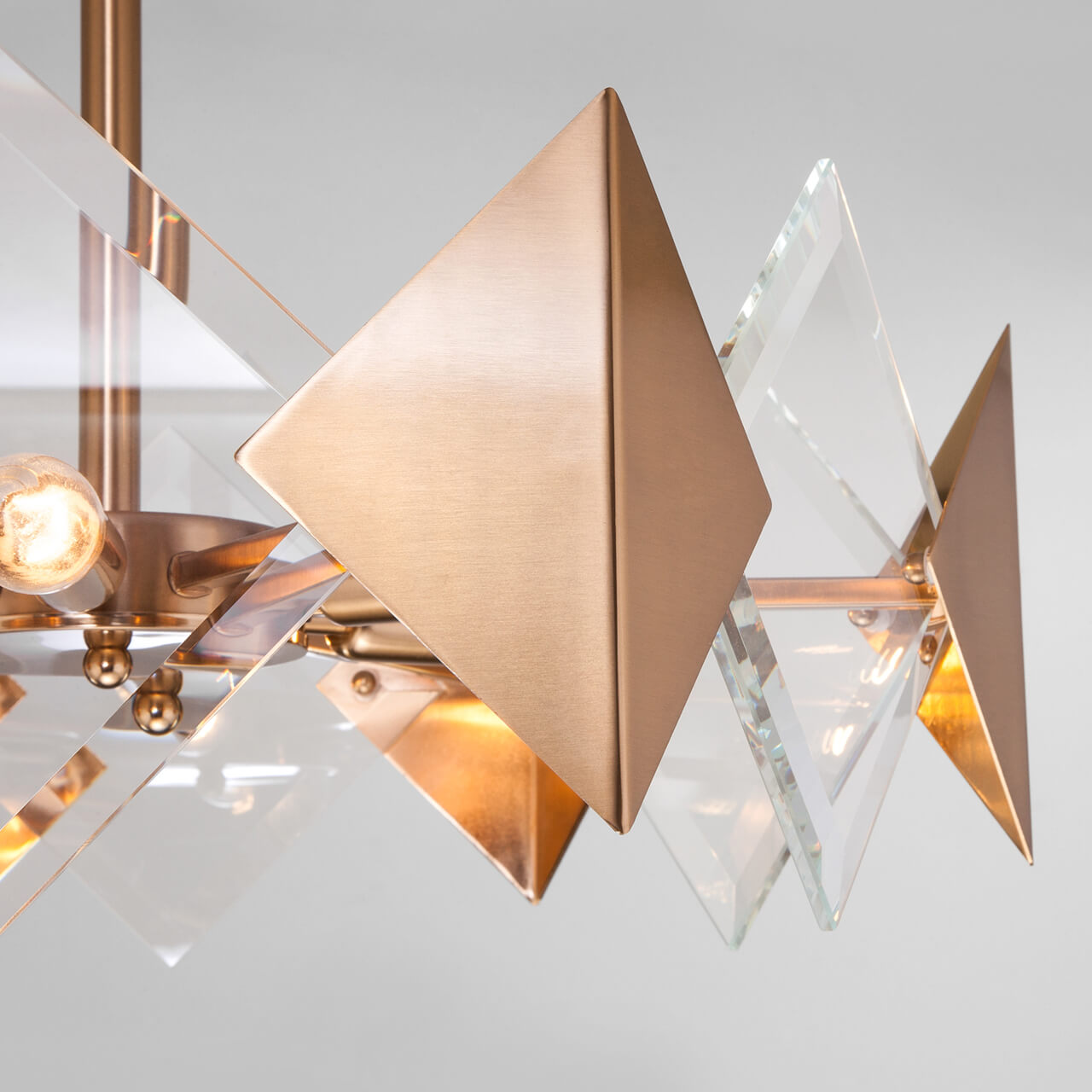 Потолочный светильник Eurosvet Origami 60121/6 латунь Smart