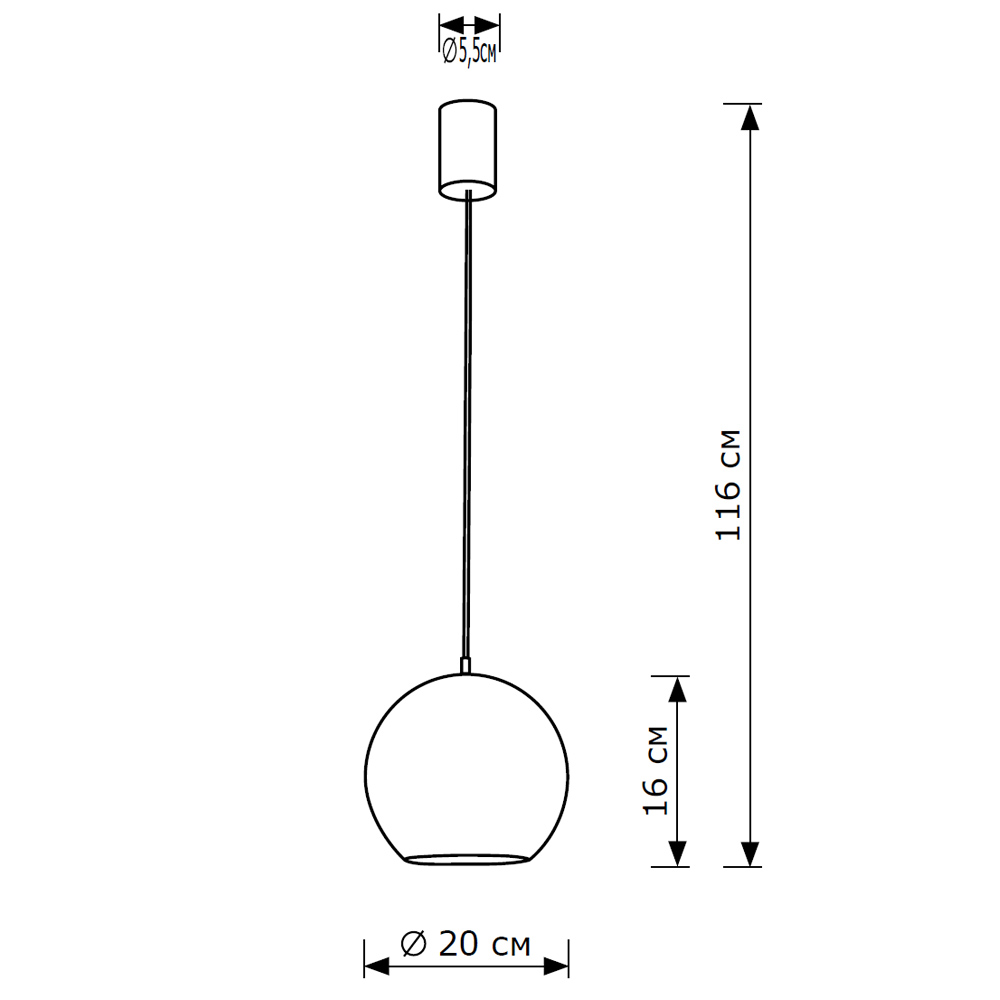 Подвесной светильник LightHall Aura 20 LH032011