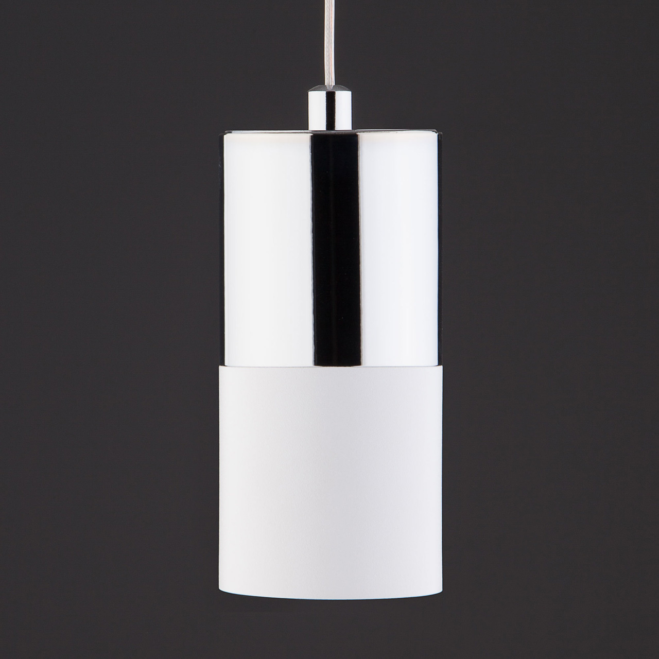 Подвесной светильник Eurosvet Mini Topper 50146/1 хром/белый
