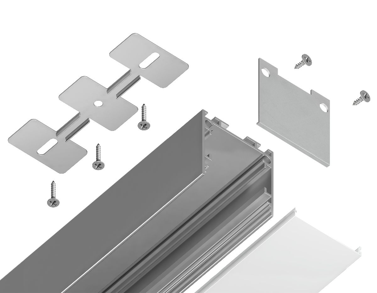 Алюминиевый профиль Ambrella Light Profile System GP2500AL