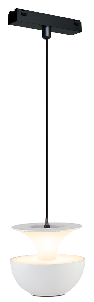 Трековый магнитный светильник iLedex Vision 4825-044-D80-6W-38DG-3000K-WH