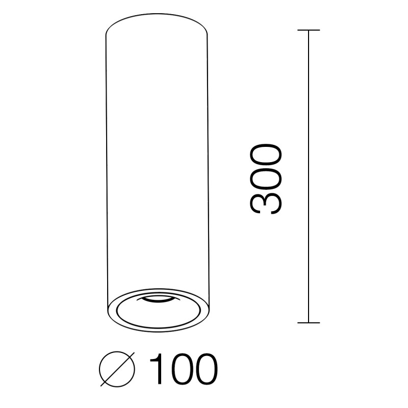 Накладной светильник LeDron MJ1027GB300mm 00000013269
