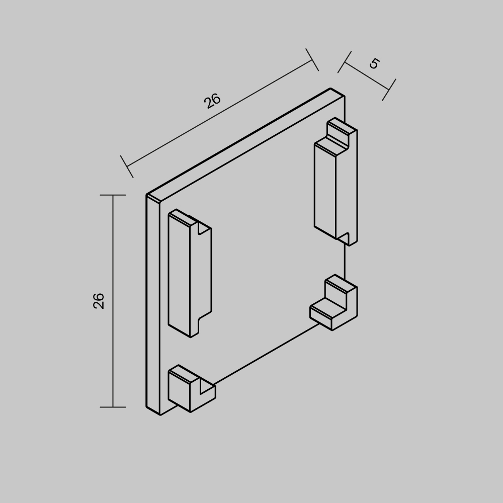 Заглушка Maytoni Technical Exility TRAMN034EC-41W