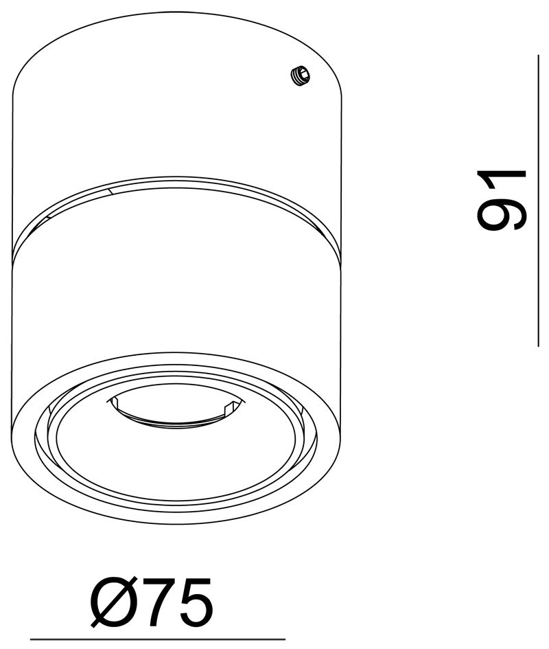 Накладной спот Deko-Light Uni 348122