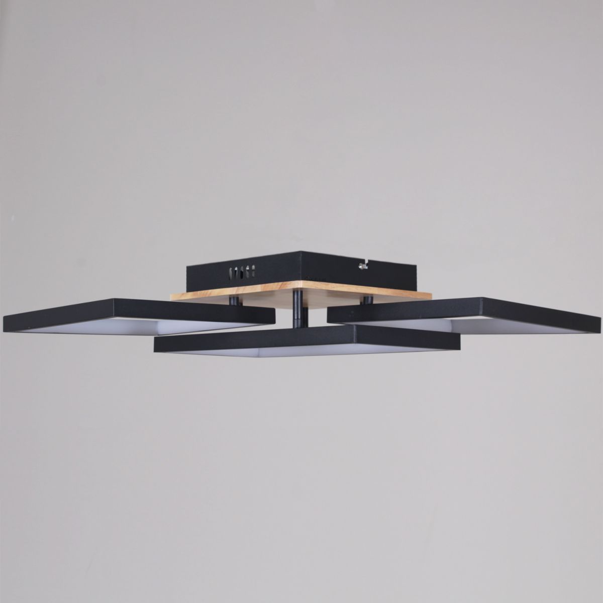 Потолочный светильник Reluce 49560-0.3-03 BK+WOOD