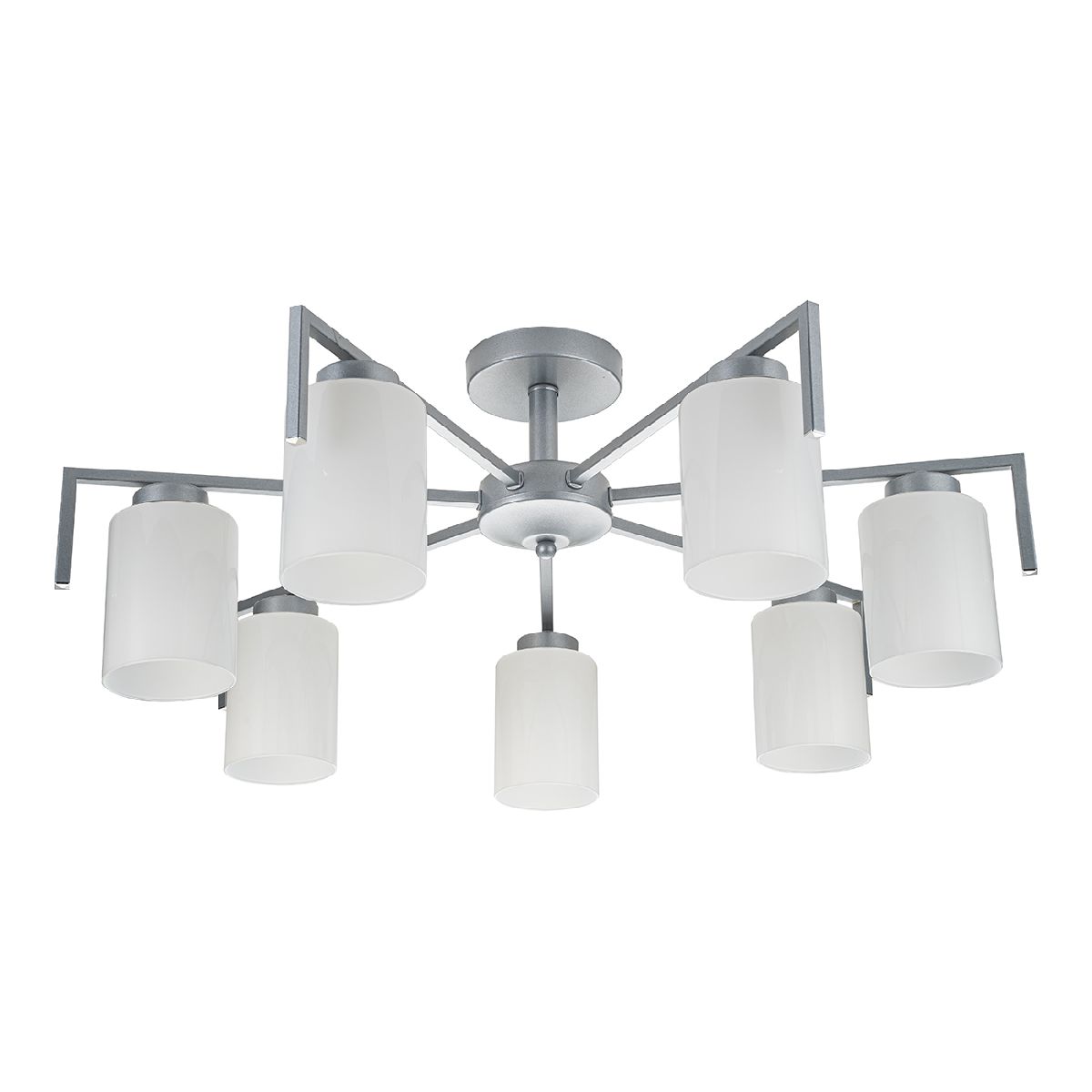 Люстра на штанге Escada Style 1142/7P Silver УЦ