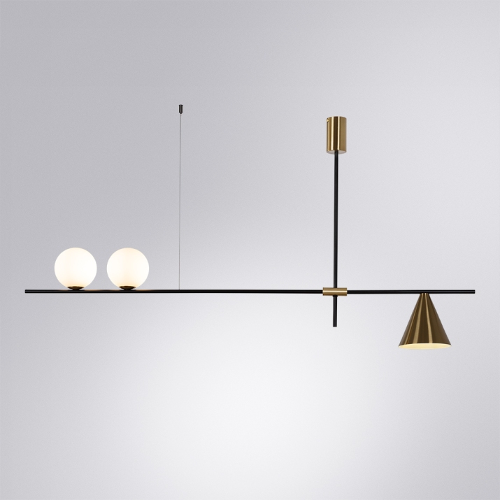 Люстра на штанге Arte Lamp Jacob A7029PL-3BK