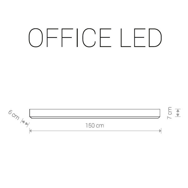 Настенный светодиодный светильник Nowodvorski Office Led 9358
