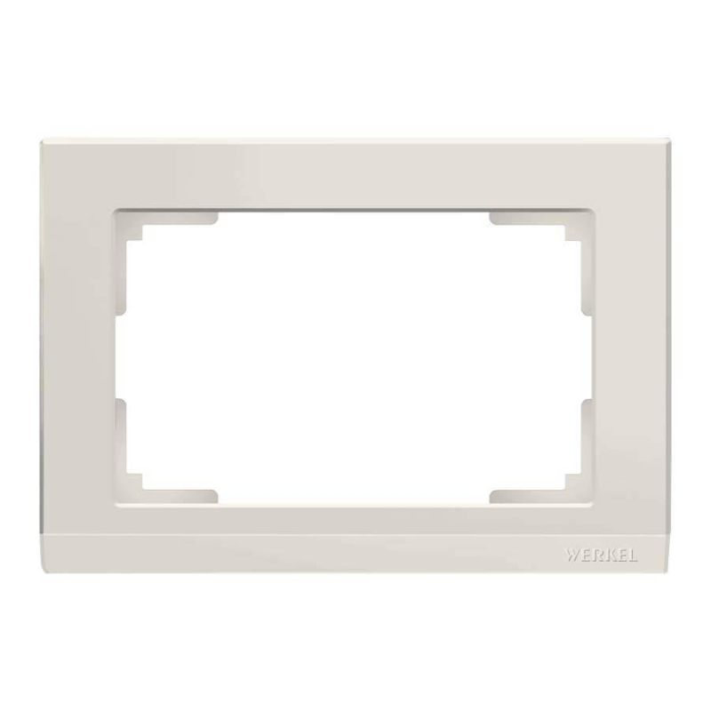 Рамка для двойной розетки Werkel Stark слоновая кость WL04-Frame-01-DBL-ivory 4690389146176