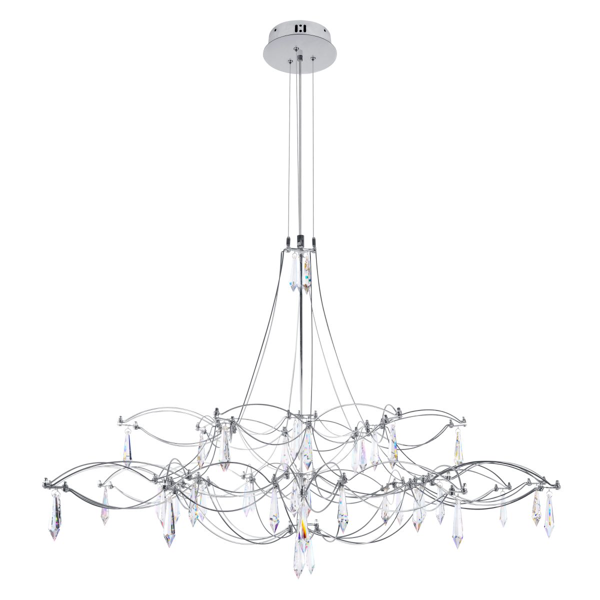 Подвесная светодиодная люстра Loft IT Mira 10590/1000 Silver Asfour