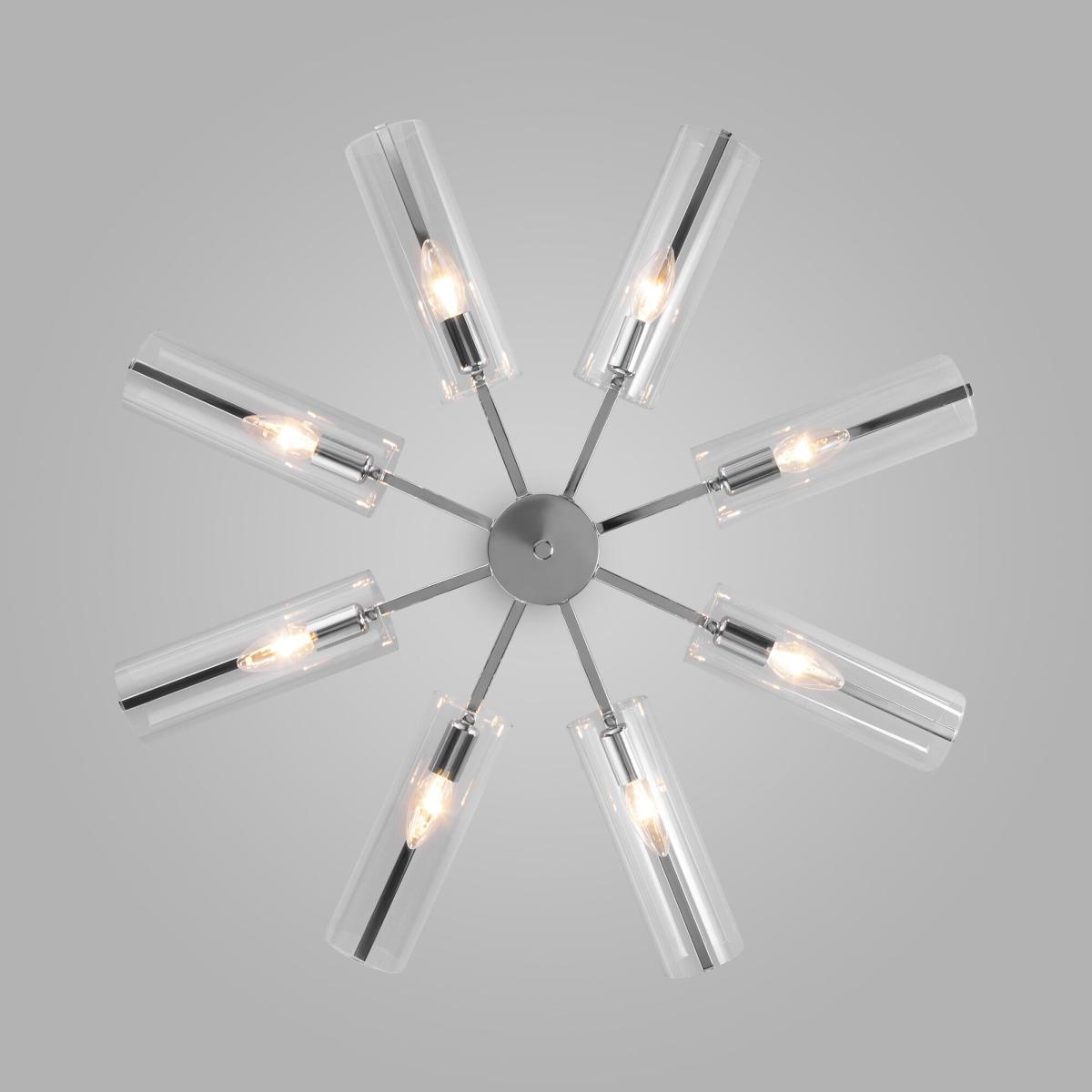 Люстра на штанге Eurosvet Trompeta 70144/8 хром a060901