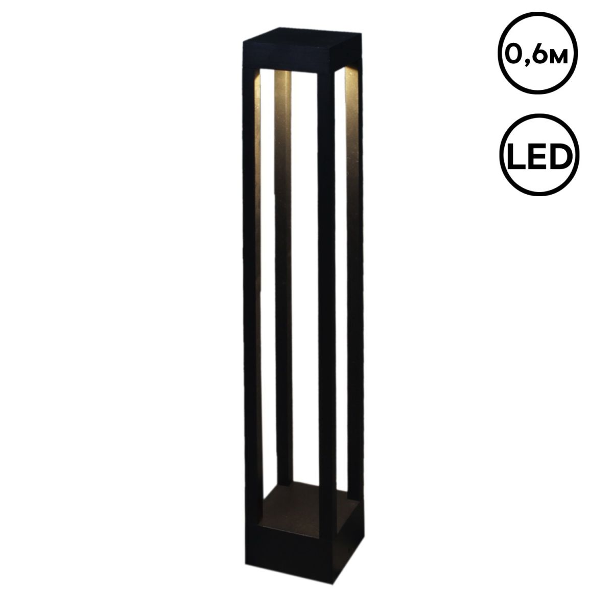 Ландшафтный светильник Reluce 09970-0.7-001U 0,6M LED7W BK RLOS