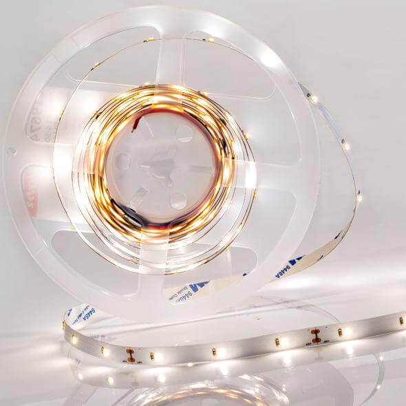 Светодиодная лента Arlight RT 6-5000 12V Warm 3000K (2835, 150 LED, PRO) 019675