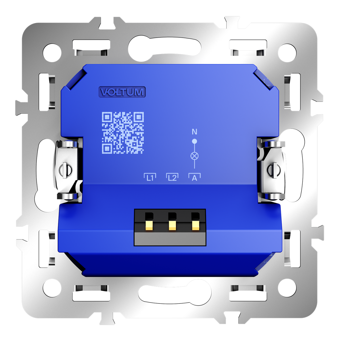 Механизм светорегулятора поворотно-нажимного 600 Вт Voltum S70 VLS0703M