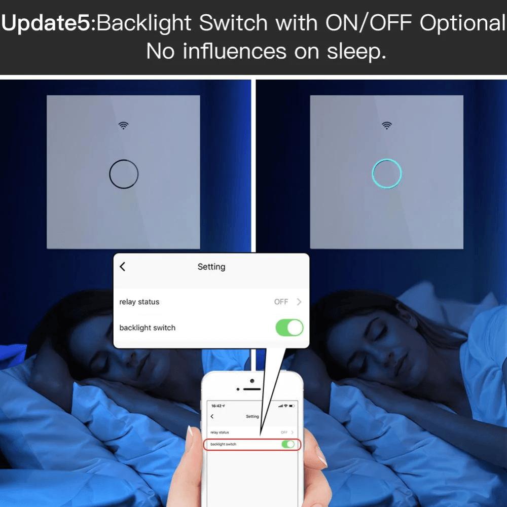 Выключатель Moes Gang Smart Switch 95-250 В ZS-B-EU3