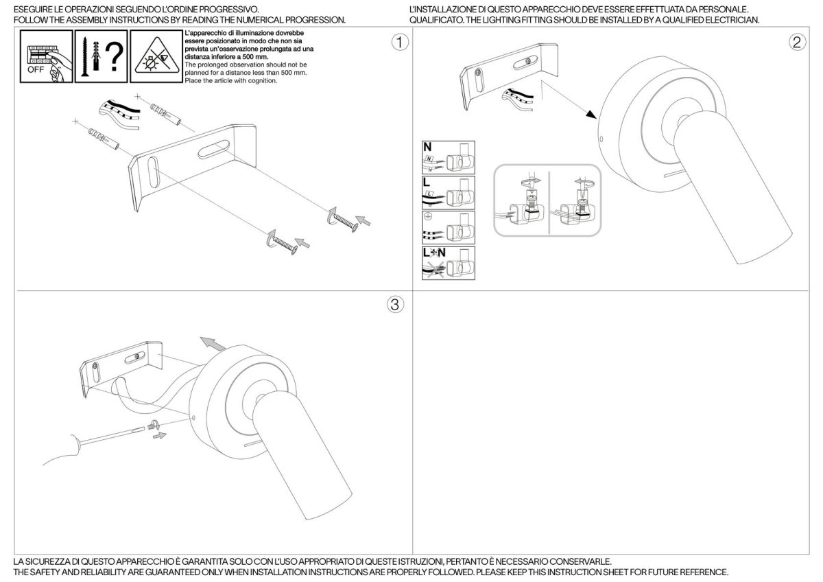 Спот Ideal lux Bean AP Round 260624