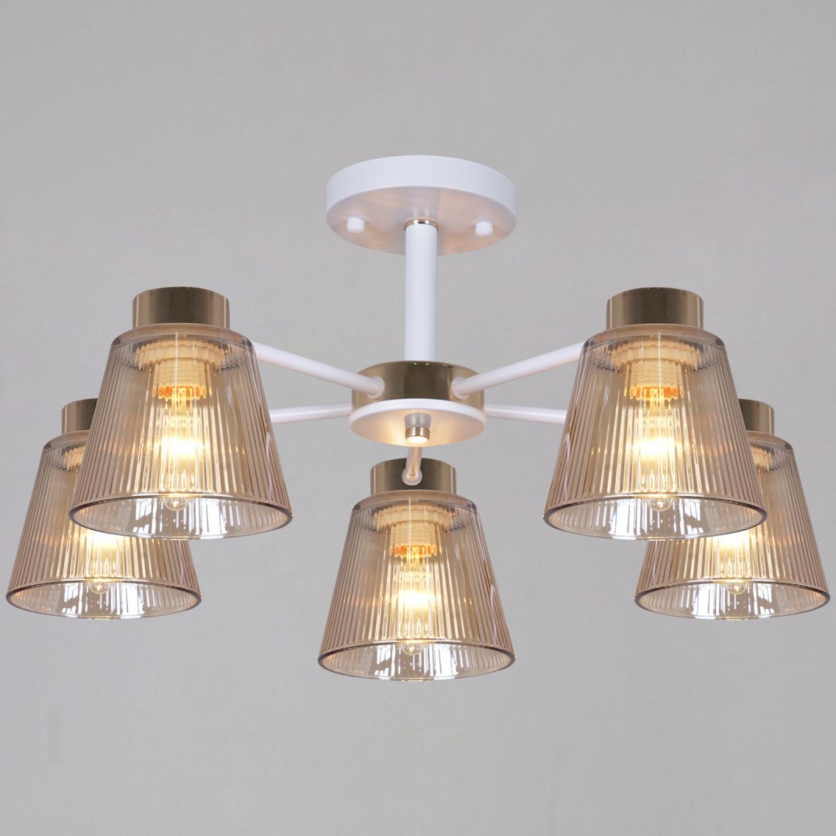 Люстра на штанге Reluce 20560-0.3-05 WH+FG