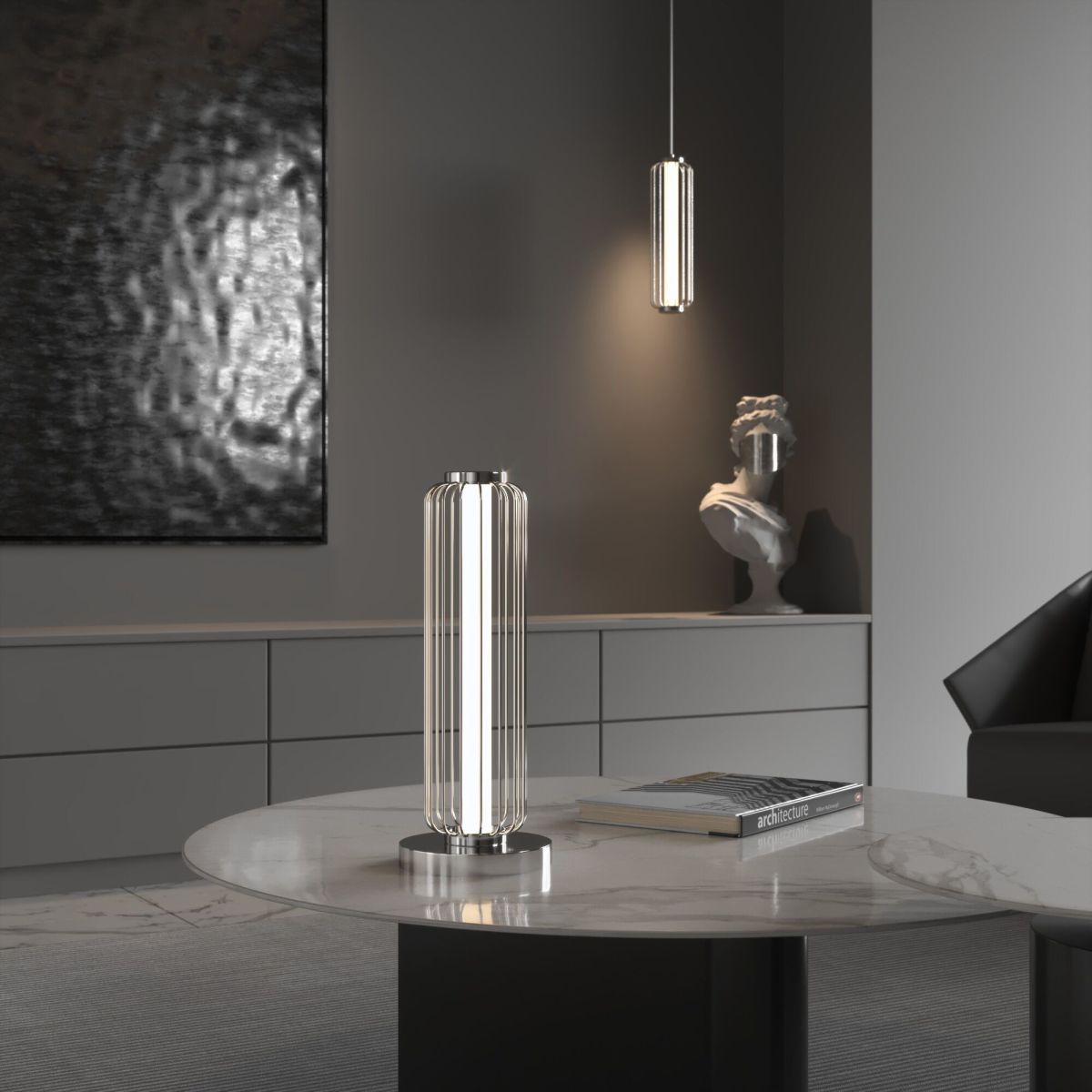 Настольная лампа Eurosvet Argent 308054 LED хром a071557