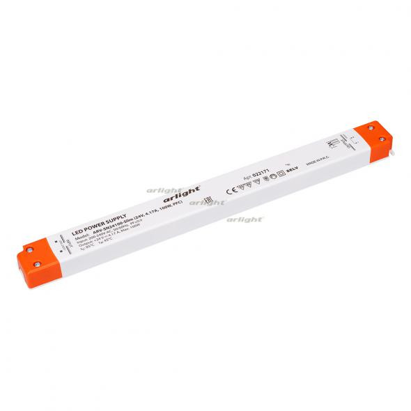 Блок питания Arlight ARV-SN24100-Slim (24V, 4,17A, 100W, PFC) 022171