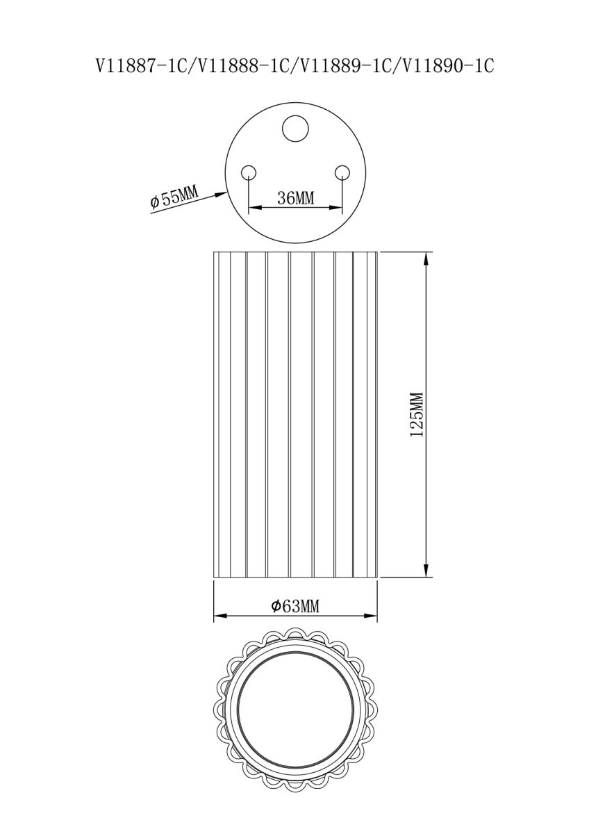 Точечный светильник Moderli Cora V11890-1C