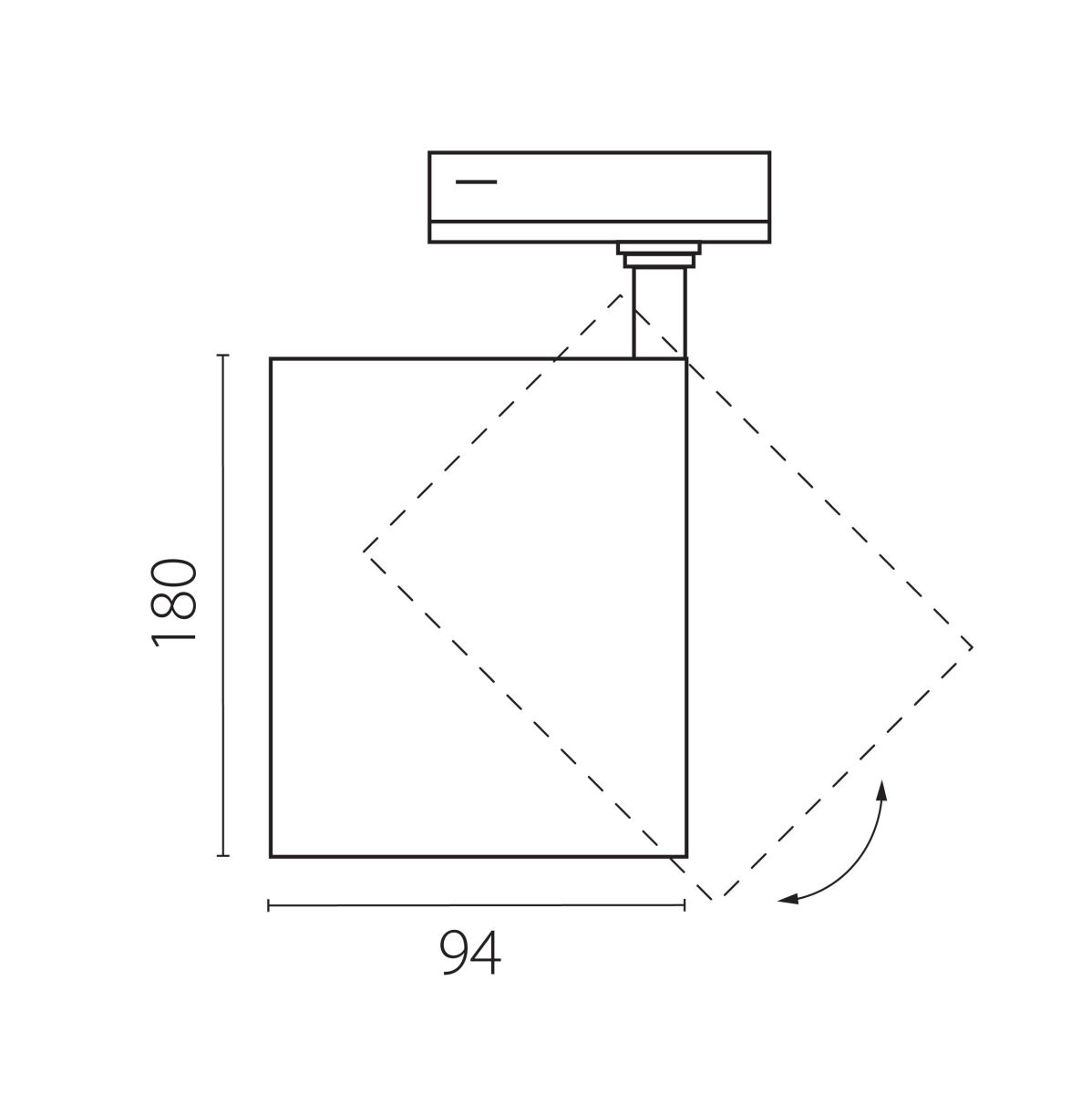 Трековый светильник для однофазного/трехфазного шинопровода Barra 20-55G с тонким адаптером Lightstar Canno Pro C4407SS