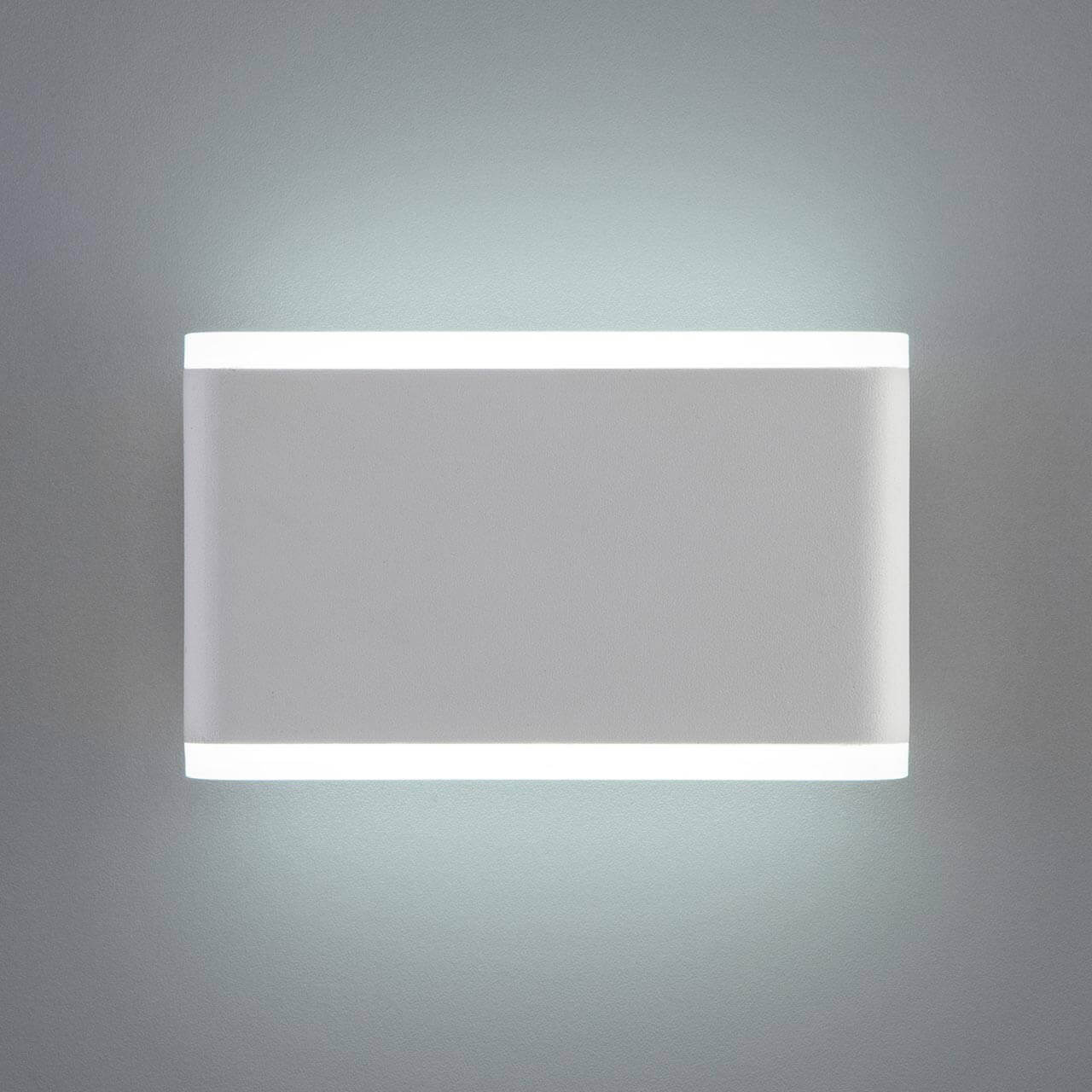 Уличный настенный светодиодный светильник Elektrostandard 1505 Techno Led Cover белый 4690389128066
