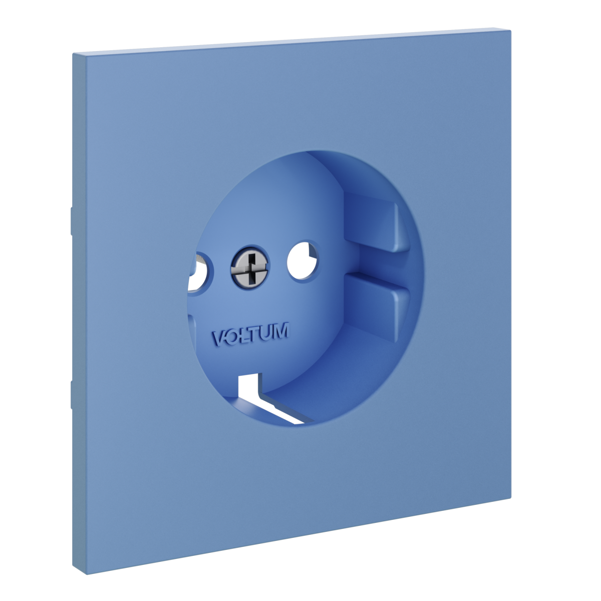 Накладка для розетки с заземлением Voltum S70 (деним) VLS000615