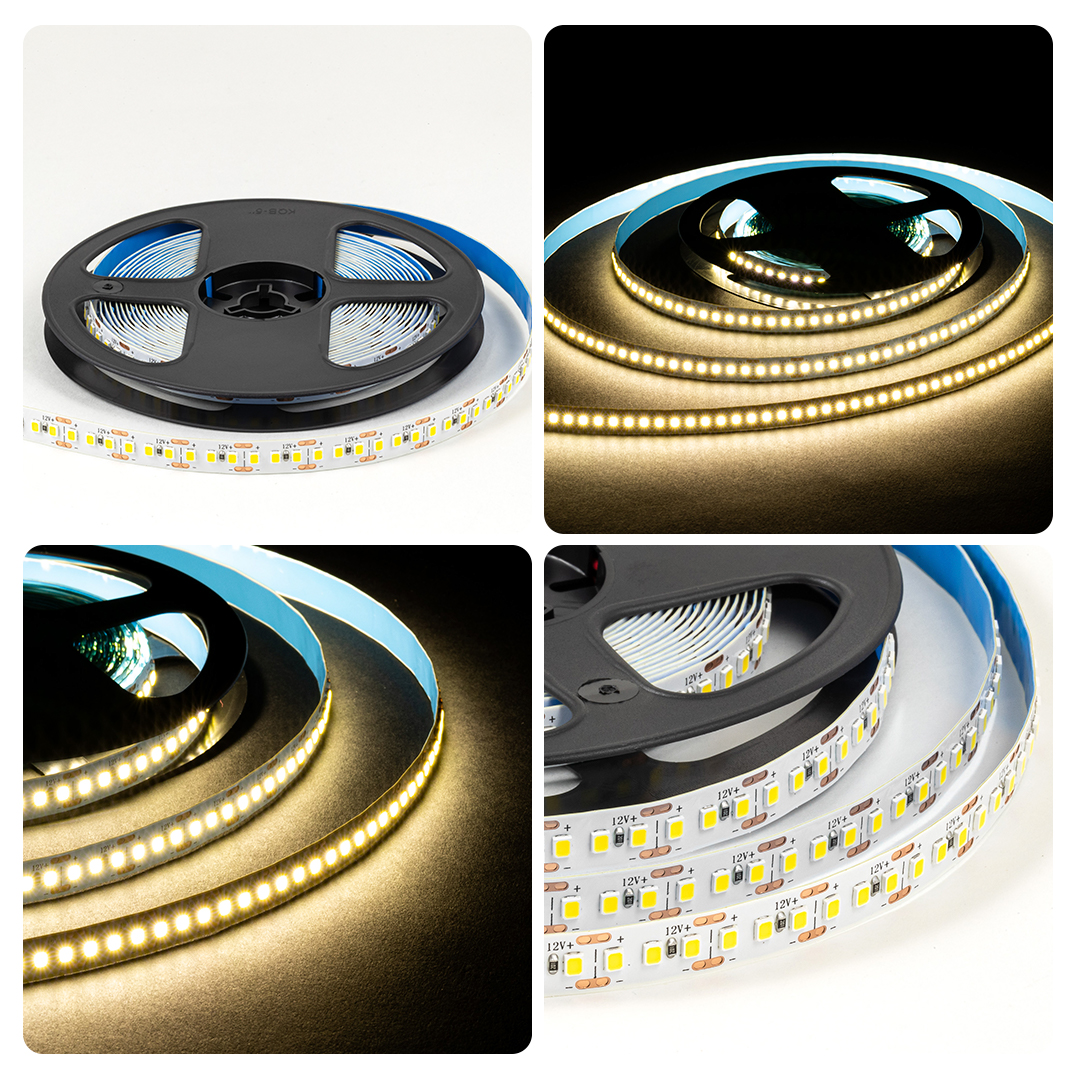 Светодиодная лента OGM 12В 2835 14,4Вт/м 4000К 19Лм/чип 5м IP20 LSE-263