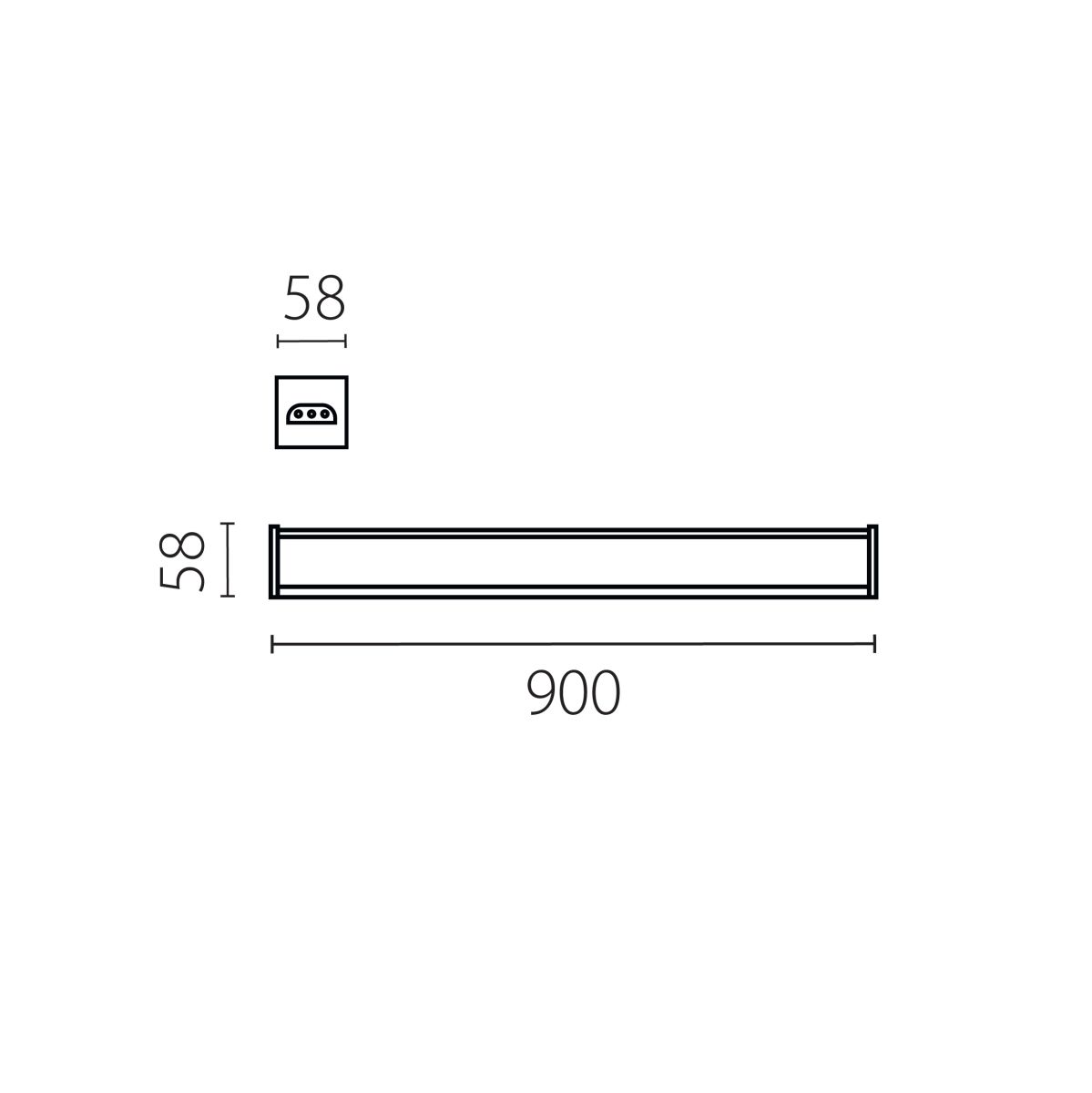 Линейный светильник Lightstar Trito 456367