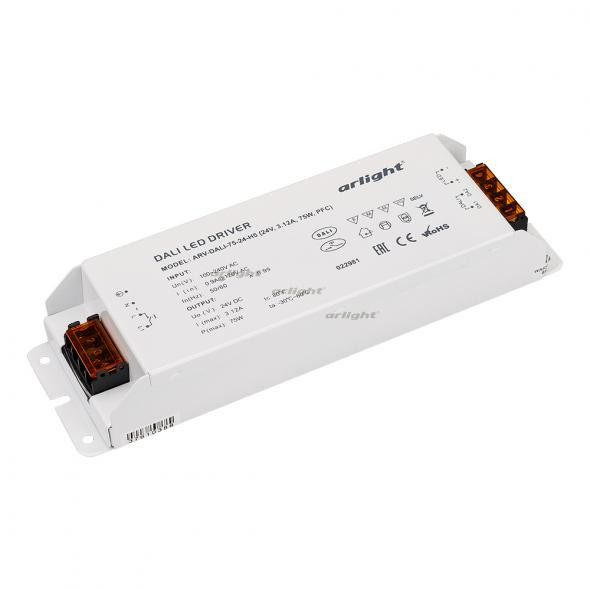 Блок питания Arlight ARV-DALI-75-24-H5 (24V, 3.12A, 75W, PFC) 022981
