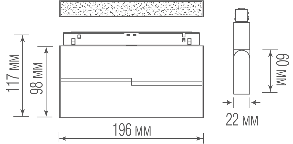 Трековый светильник Donolux Line DL20294WW8W