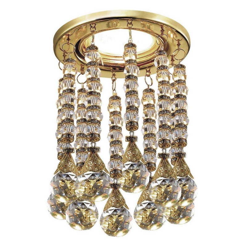 Встраиваемый светильник Ambrella Light Crystal K2241 CL/G