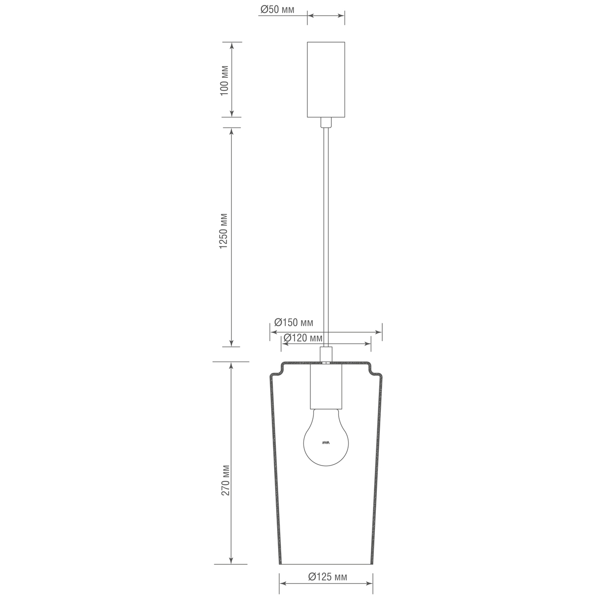 Подвесной светильник Donolux Eleganza S111058.1Amber