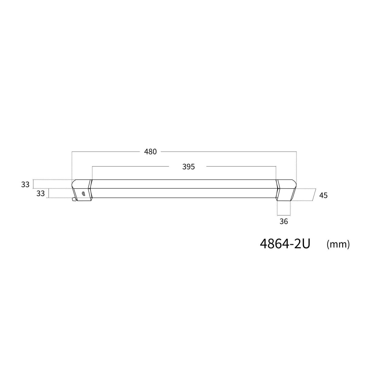 Трековый однофазный светильник Favourite Practica 4864-2U