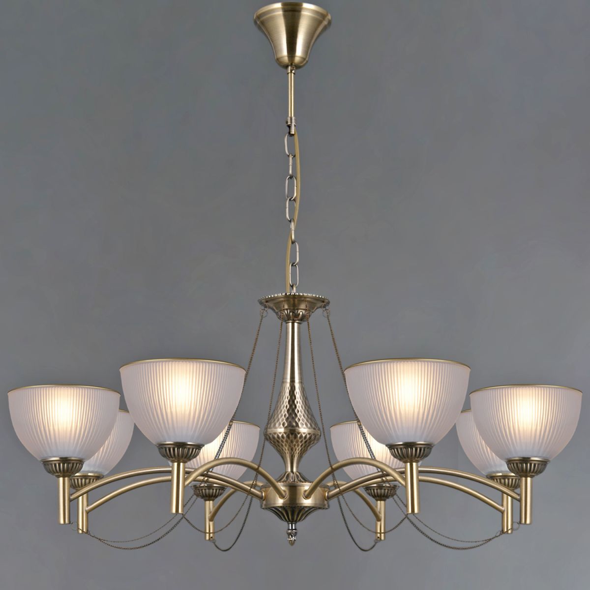 Подвесная люстра Illumico IL0653-8PSQ-25AB ELITE