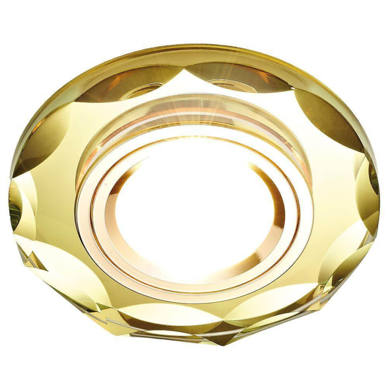 Стеклянный точечный светильник Ambrella Light Classic 800 Gold