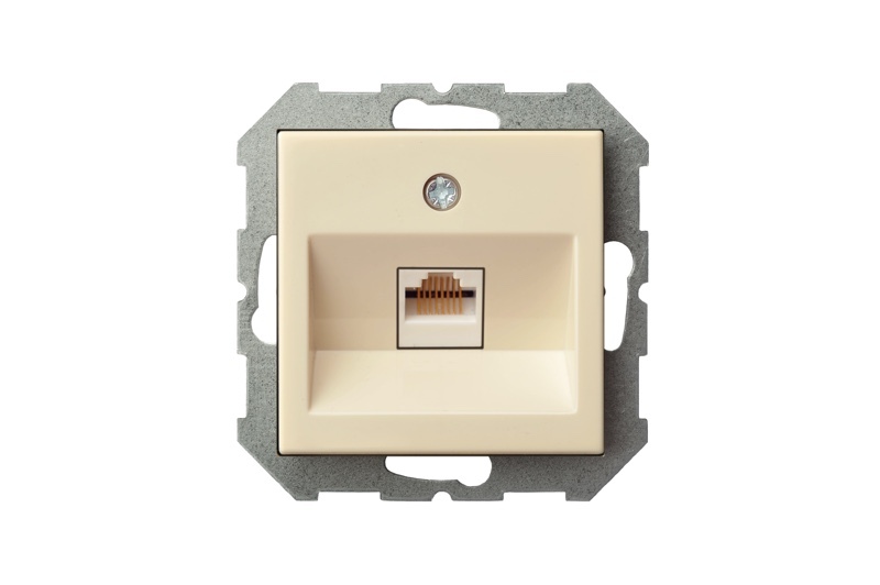 Розетка телефонная (RJ11) Liregus Epsilon 28-080