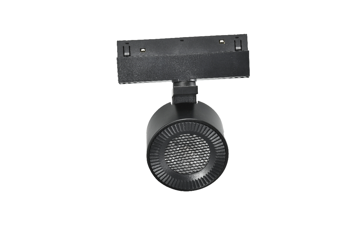 Трековый магнитный светильник iLedex Vision 4822-010-D82-12W-38DG-3000K BK (WALL WASHER)