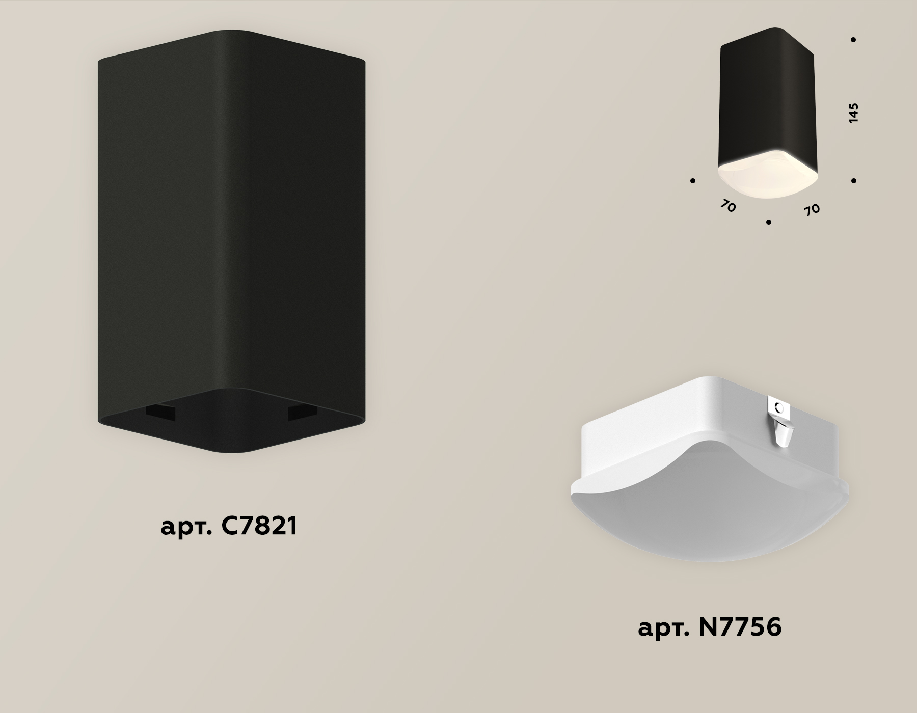 Потолочный светильник Ambrella Light Techno Spot XS7821022 (C7821, N7756)