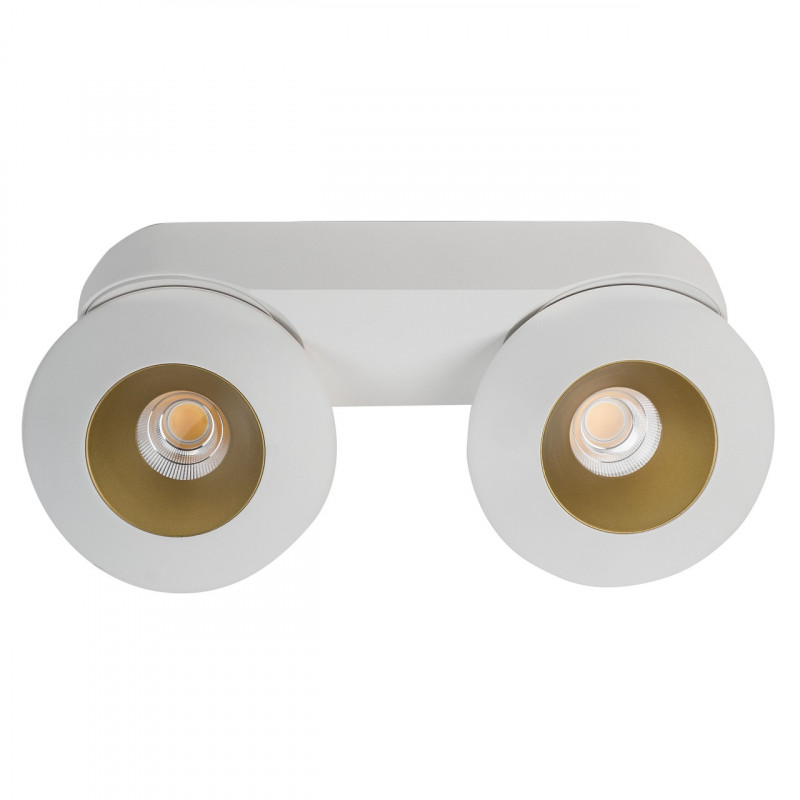 Накладной светильник LeDron KRIS SLIM 2 White/Gold 00000015157