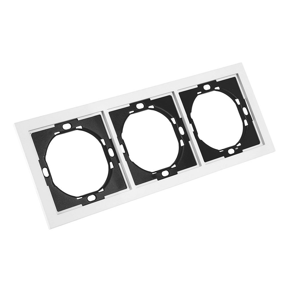 Рамка 3-местная Stekker Мия PFR00-3003-01 белая магнолия 50458