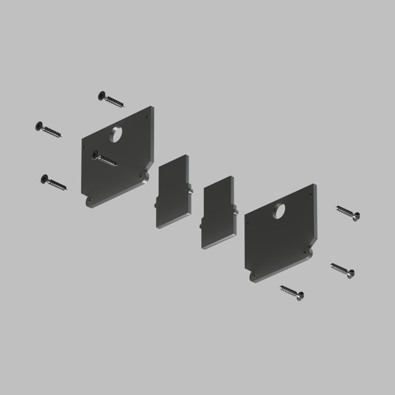 Комплект заглушек Denkirs SMART SLIM ONE TR2450-BK